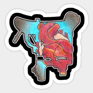 Machine love Sticker